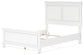 Fortman  Panel Bed With Mirrored Dresser And Nightstand