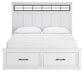 Ashbryn California  Panel Storage Bed With Mirrored Dresser