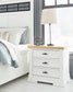 Ashbryn California  Panel Storage Bed With Mirrored Dresser And Nightstand