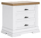 Ashbryn  Panel Storage Bed With Mirrored Dresser And Nightstand