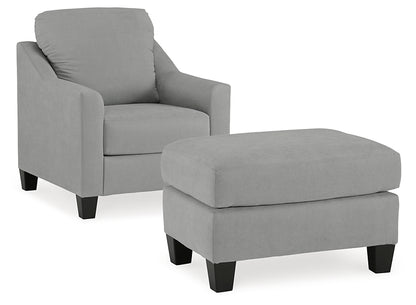 Adlai Chair and Ottoman