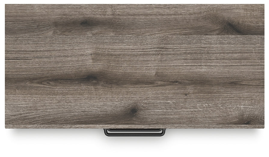 Graystorm  Panel Bed With Mirrored Dresser, Chest And Nightstand