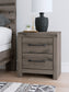 Graystorm  Panel Bed With Mirrored Dresser, Chest And Nightstand