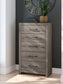 Graystorm  Panel Storage Bed With Mirrored Dresser, Chest And Nightstand