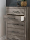 Graystorm  Panel Storage Bed With Mirrored Dresser, Chest And Nightstand