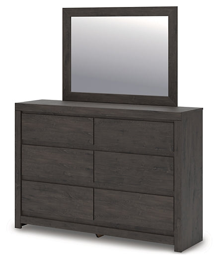 Fraluna  Panel Storage Bed, Dresser, Mirror, Chest And Nightstand