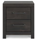 Hollivern  Panel Storage Bed With Mirrored Dresser And Nightstand