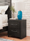 Hollivern  Panel Storage Bed With Mirrored Dresser And Nightstand