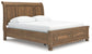 Feddinger California  Storage Sleigh Bed With Mirrored Dresser, Chest And Nightstand