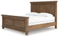 Feddinger  Panel Bed With Mirrored Dresser, Chest And Nightstand