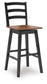 Ashley Express - Wildenauer Tall Swivel Barstool (2/CN)