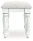 Kozlani Vanity Upholstered Stool