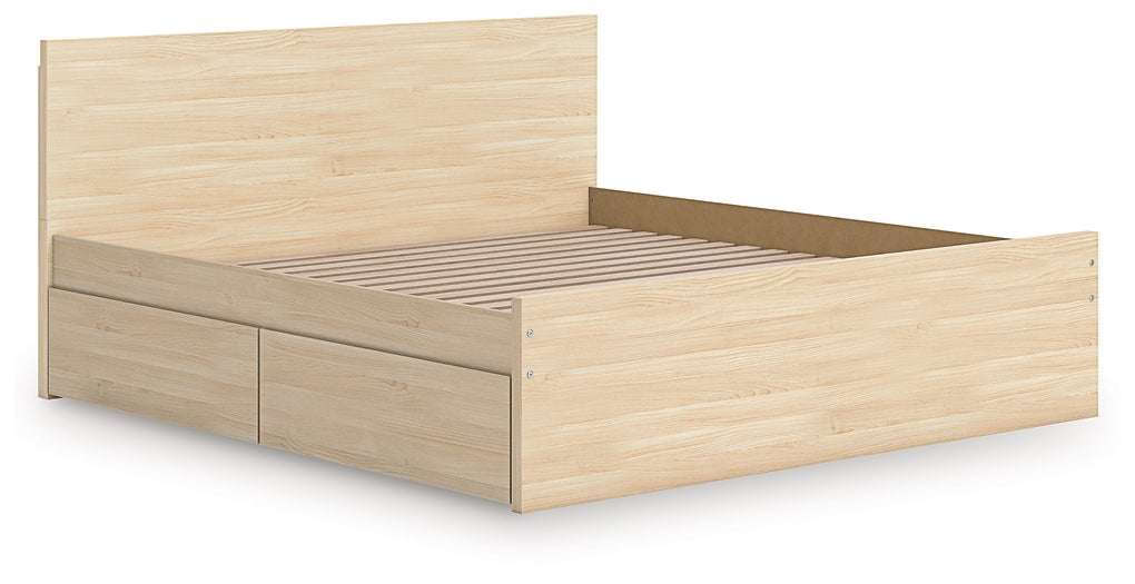 Ashley Express - Onita  Panel Platform Bed With 2 Side Storage