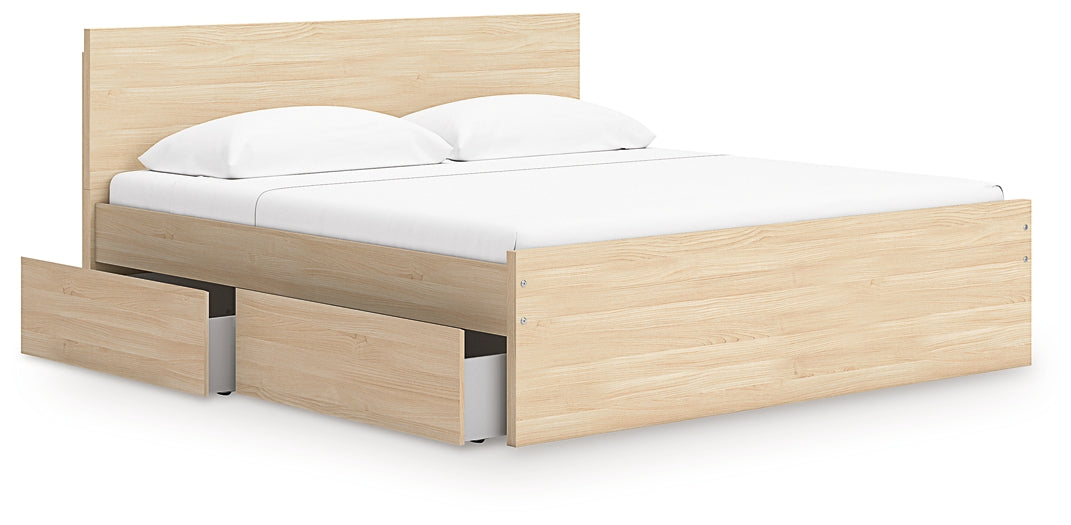 Ashley Express - Onita  Panel Platform Bed With 2 Side Storage