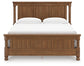 Rowlenstown  Poster Bed With Mirrored Dresser And Nightstand