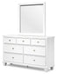 Fortman California  Panel Storage Bed, Dresser, Mirror And Nightstand