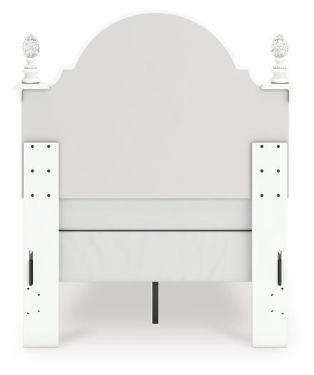 Kozlani  Upholstered Panel Bed, Dresser, Mirror And Nightstand
