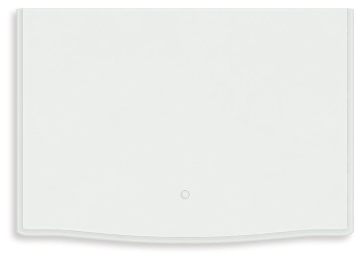 Kozlani  Upholstered Panel Bed, Dresser, Mirror And Nightstand