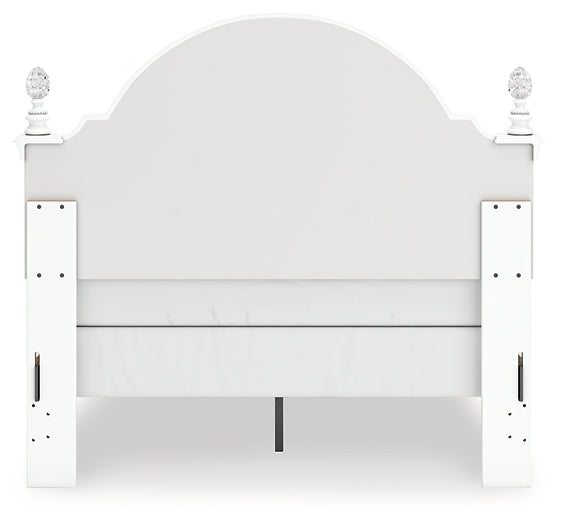 Kozlani  Upholstered Panel Bed, Dresser, Mirror And Nightstand