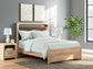 Kinlanni  Upholstered Panel Bed, Dresser, Mirror And Nightstand