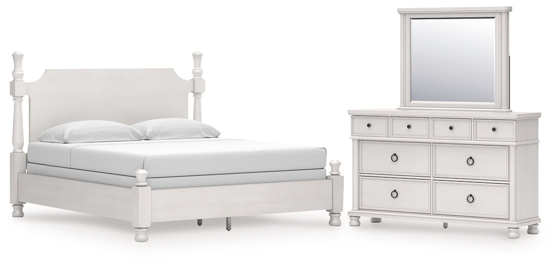 Rowlenstown California  Poster Bed, Dresser And Mirror