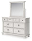 Rowlenstown  Poster Bed, Dresser And Mirror