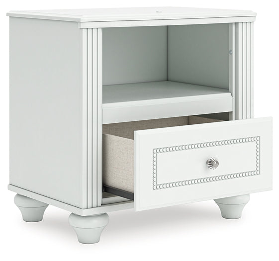 Kozlani  Upholstered Panel Storage Bed, Dresser, Mirror And Nightstand