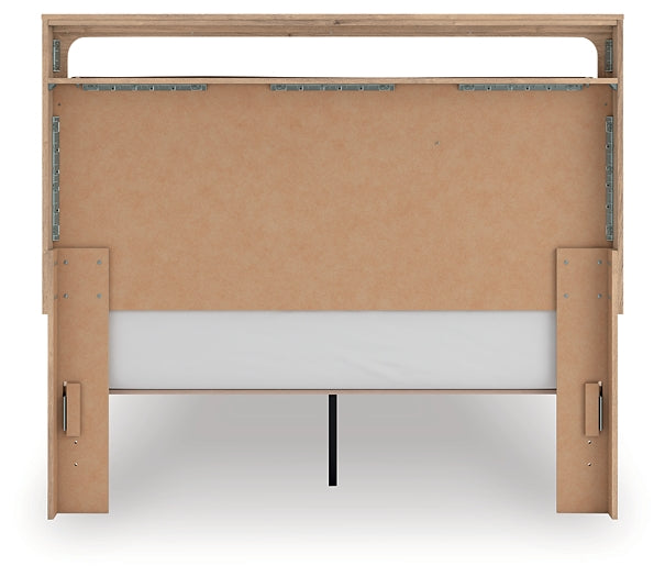 Kinlanni  Upholstered Platform Bed, Dresser, Mirror And Nightstand