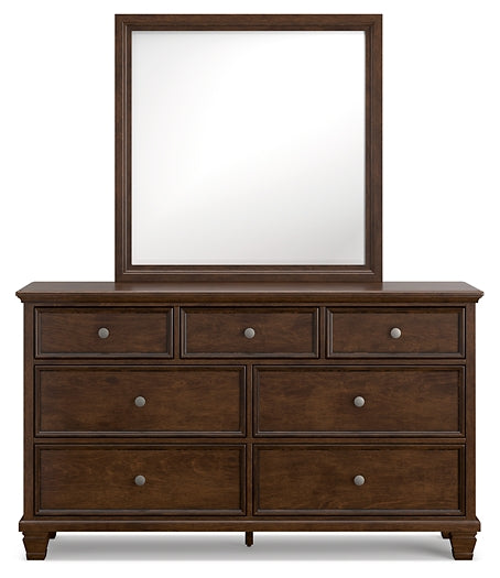 Danabrin  Panel Storage Bed, Dresser, Mirror And Nightstand