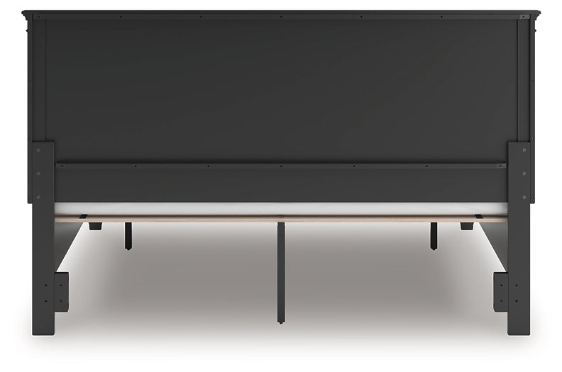 Lanolee  Panel Storage Bed, Dresser And Mirror