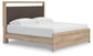 Kinlanni  Upholstered Platform Bed, Dresser And Mirror