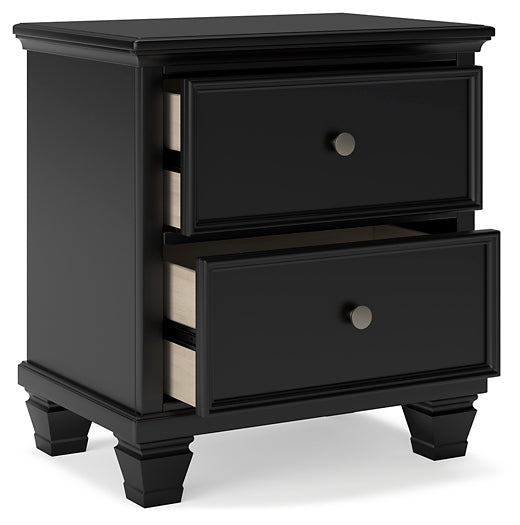 Lanolee  Panel Storage Bed, Dresser, Mirror And Nightstand