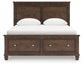 Danabrin  Panel Storage Bed, Dresser, Mirror And Nightstand