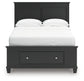 Lanolee  Panel Storage Bed, Dresser And Mirror