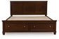 Danabrin  Panel Storage Bed, Dresser And Mirror