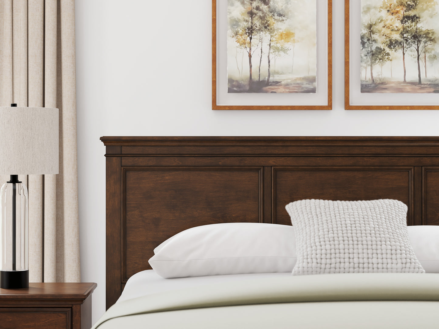 Danabrin  Panel Storage Bed, Dresser And Mirror