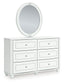 Kozlani  Upholstered Panel Storage Bed, Dresser And Mirror