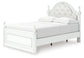 Kozlani  Upholstered Panel Storage Bed, Dresser And Mirror