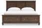 Danabrin California  Panel Storage Bed, Dresser, Mirror And Nightstand
