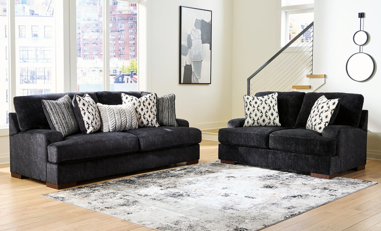 Whitmore Manor Sofa and Loveseat