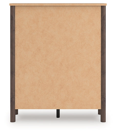 Pamytta  Upholstered Panel Bed, Dresser, Mirror, Chest And Nightstand