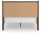 Pamytta  Upholstered Panel Bed, Dresser, Mirror, Chest And Nightstand
