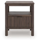 Pamytta  Upholstered Panel Bed, Dresser, Mirror, Chest And Nightstand