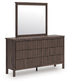 Pamytta  Panel Platform Bed, Dresser, Mirror, Chest And Nightstand