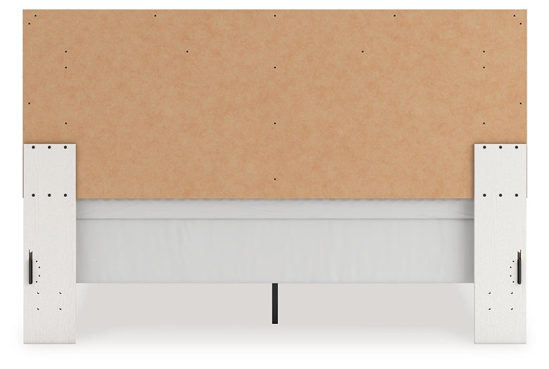 Zuraleus  Upholstered Panel Bed, Dresser, Mirror And Nightstand