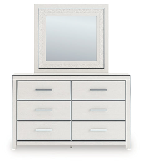 Zuraleus  Upholstered Bed, Dresser, Mirror, Chest And Nightstand