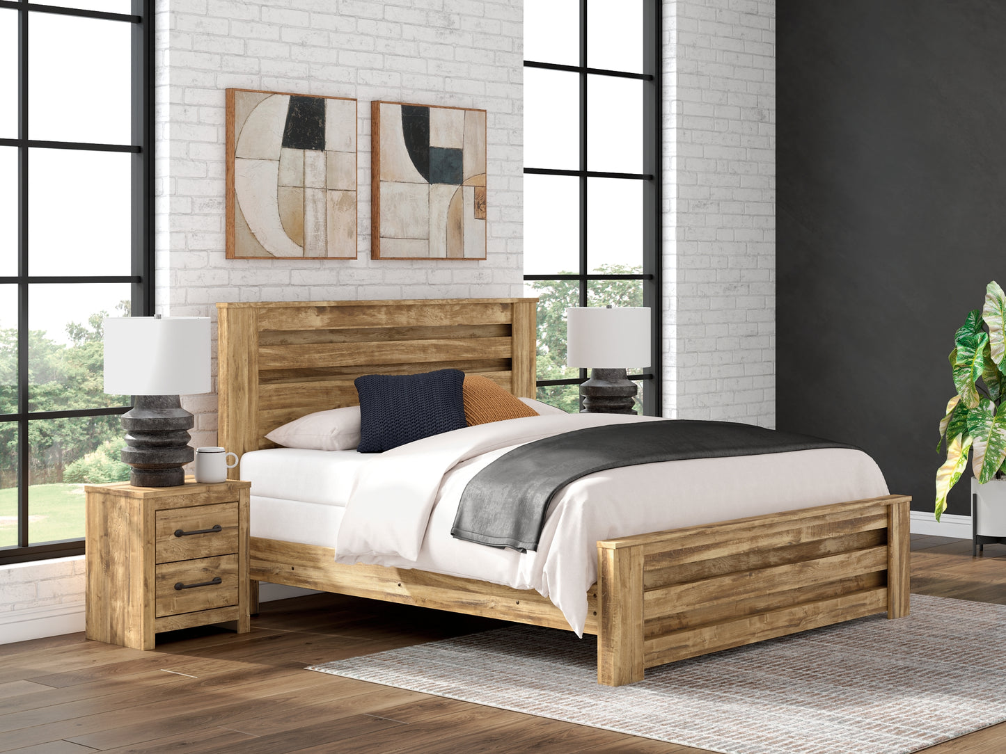 Maystonna  Panel Bed