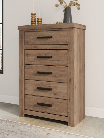 Oliandon Five Drawer Chest