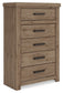 Oliandon Five Drawer Chest