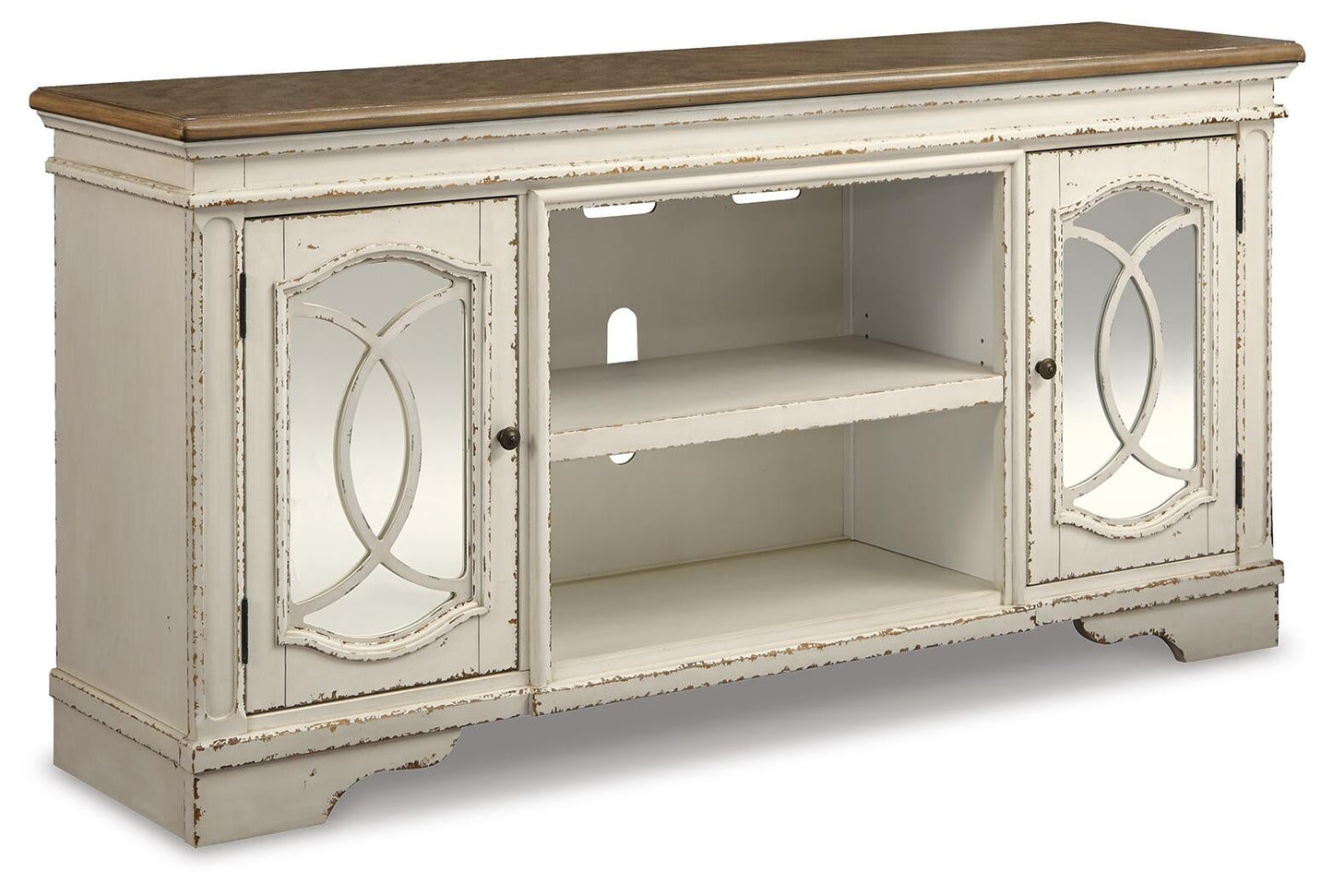 Mueble para TV Realyn XL con opción de chimenea
